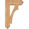Ekena Millwork Westlake Arts and Crafts Smooth Bracket w/ Offset Brace, Western Red Cedar, 7 1/2"W x 22"D x 34"H BKT0806X22X34WTL03SWR - alternate 4